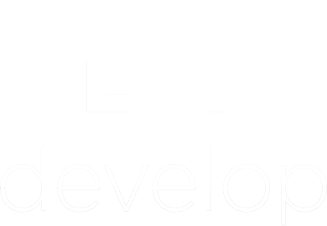 DI develop white logo